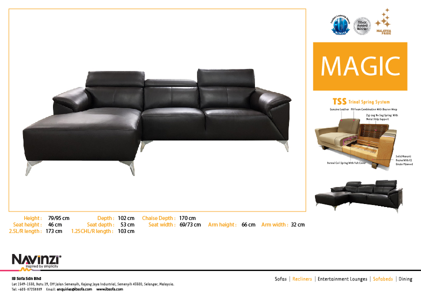 Sofa da bò Navinzi Model Magic siêu khuyến mại 40% saigonsofa.com