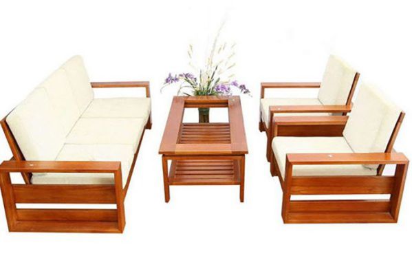 bàn ghế gỗ phòng khách giá dưới 7 triệu