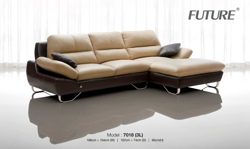 Sofa da chữ L Future Model 7018 (3L)  giảm giá 40% saigonsofa.com